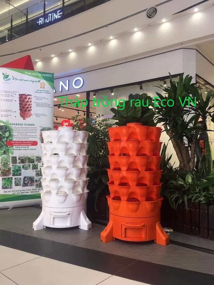 Tháp trồng rau hữu cơ eco