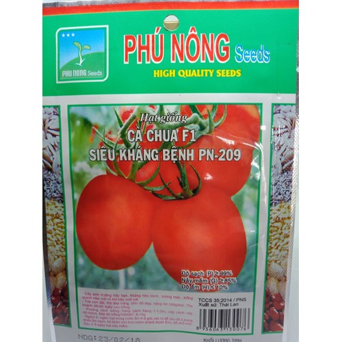 Hạt giống cà chua F1 PN-209 Phú Nông
